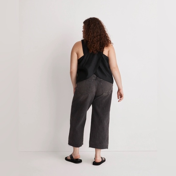 NWOT Madewell The Plus Perfect Vintage Wide-Leg Crop Jean Benley Wash Size 29 - Picture 4 of 16